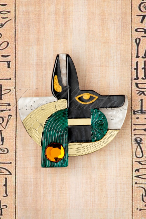 Erstwilder - The Heart of Egypt Scarab Brooch