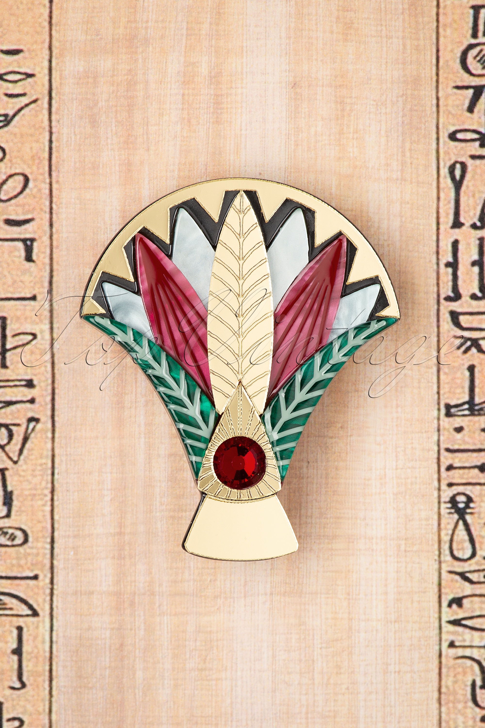 Erstwilder - Gift of the Nile Papyrus broche