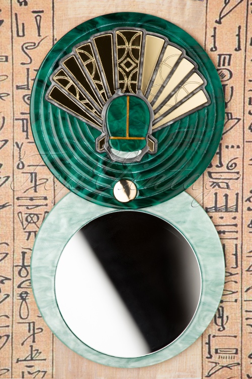 Erstwilder - The Heart of Egypt Scarab Pocket Mirror 3