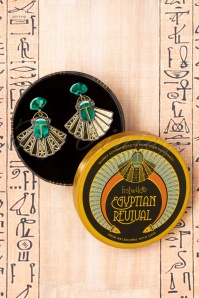Erstwilder - The Heart of Egypt Scarab Earrings 2