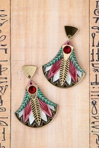 Erstwilder - Gift of the Nile Papyrus Earrings