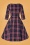Banned 43117 Chic Check Swing Dress In Navy 07012022 602W