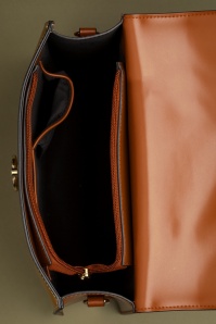 Vixen - 50s Bionda Handbag in Cognac 3
