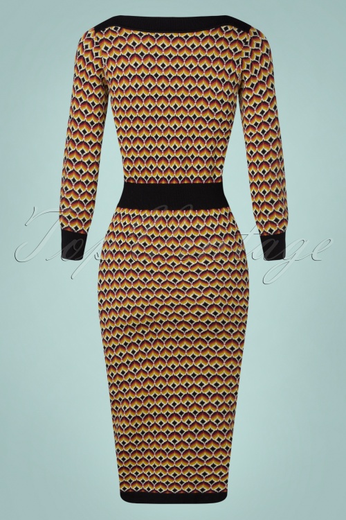 King Louie - 70s Audrey Lollipop Dress in Black 3