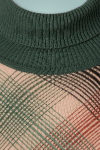 King Louie - 70s Rollneck Motion Top in Sycamore Green 4