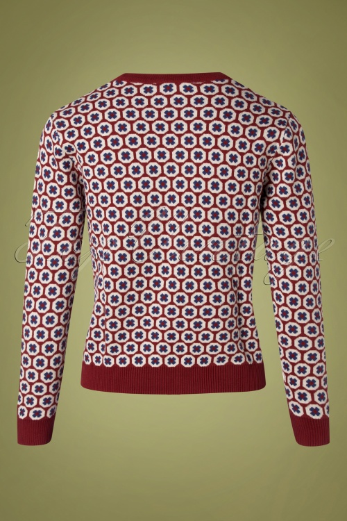 Circus - 70s Pansie Sweater in Red 2