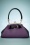 50s Old Hallows Handbag in Purple and Black