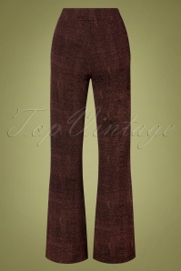 Tante Betsy - 60s Flared Remi Pants in Choco 2