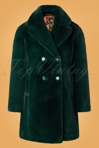 King Louie - Scott Philly Coat Années 70 en Vert Sycomore 2