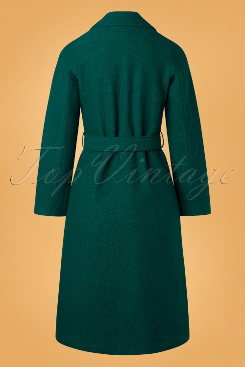 King Louie - 70s Peyton Kennedy Coat in Dragonfly Green 3