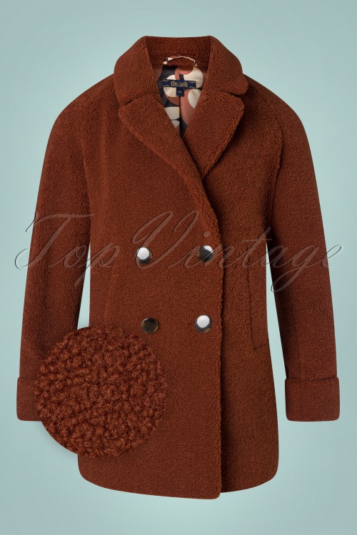 King Louie - 70s Amelie Murphy Coat in Patina Brown 2