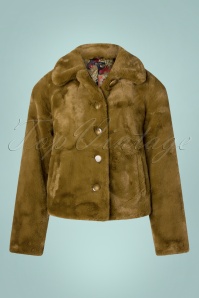 King Louie - 60s Anais Philly Coat in Cumin Yellow
