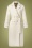Maura Chop Sui Coat Années 60 en Blanc d'Hiver