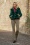 Anais Philly Coat Années 60 en Vert Sycomore