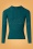 Surkana - Gerippter Pullover Riana in Petrolblau 2