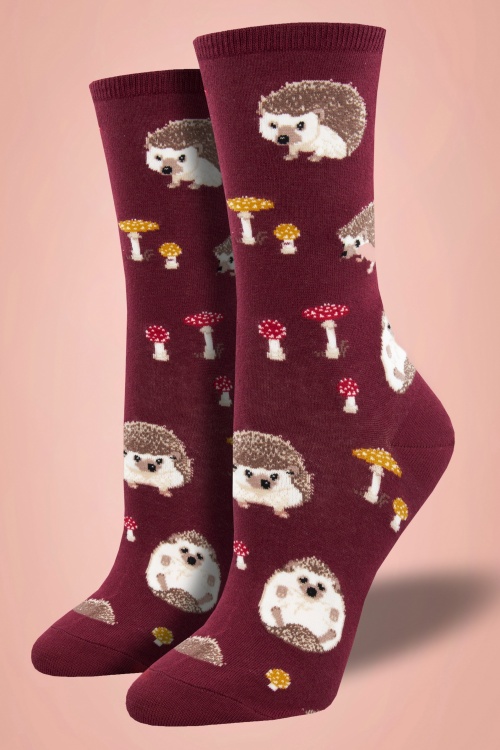 Socksmith - Slow Poke sokken in rood