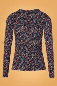 Vive Maria - 60s Amelie Shirt in Black and Multi 2