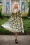 TopVintage exclusive ~ 50s Olivia Roses Long Sleeve Swing Dress in Navy