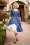 TopVintageBoutique 42928 Eliane Swing Dress Wonderland Blue 220908 044MW
