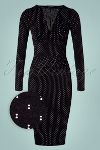 Vive Maria - 60s One Night in Paris Dress in Black 2
