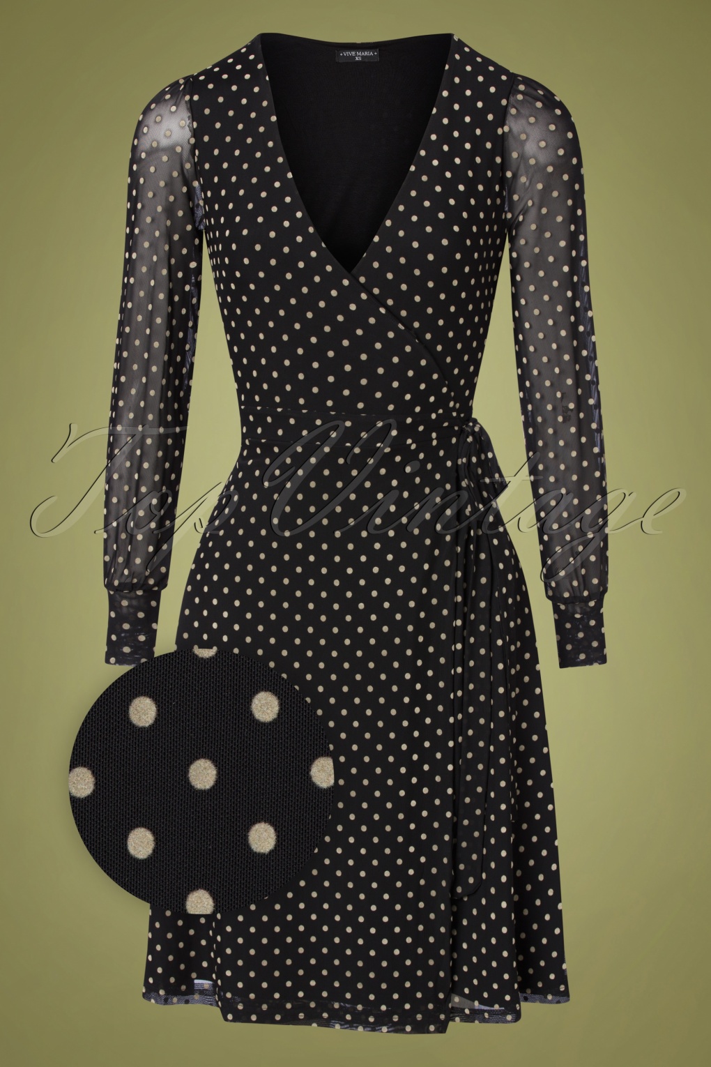 60s One Night in Paris Dress in Black TopVintage Damen Kleidung Kleider Retrokleider 