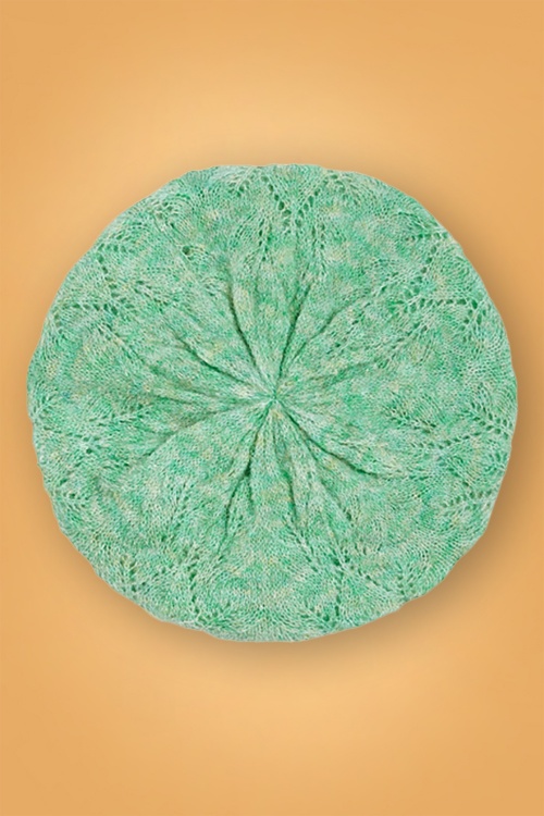 King Louie - 70s Farfalle Beret in Spar Green 2