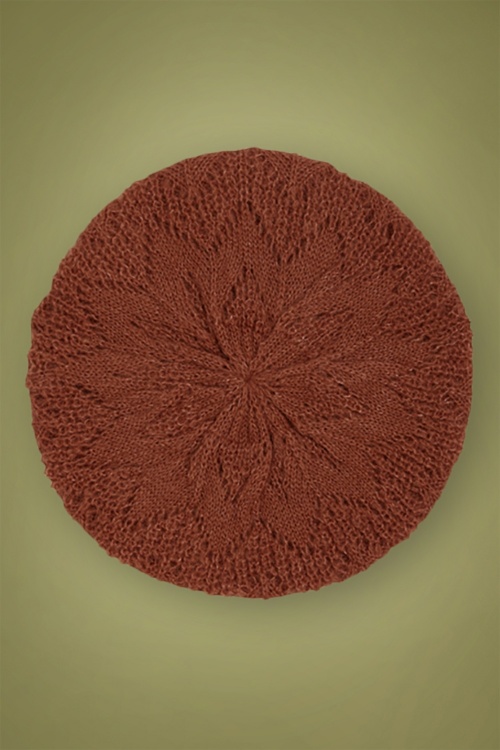 King Louie - 70s Tosca Beret in Spicy Brown 2