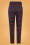 Collectif 44445 Thea Smoky Check Trousers Charcoal 20220919 021LW