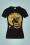 Hallowitch T-Shirt Années 50 en Noir