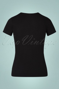 PinRock - Hallowitch T-shirt in zwart 3