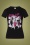 Pin Up Gang T-Shirt Années 50 en Noir