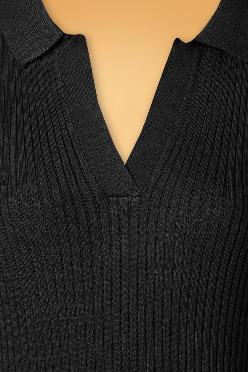 Compania Fantastica - 70s Dana Dress in Black 4