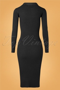 Compania Fantastica - Dana jurk in zwart 5