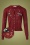 50s The Queens Cab Cardigan in Red