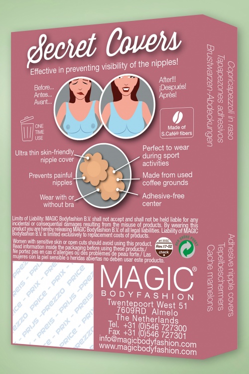 MAGIC Bodyfashion - Secret Covers 6 Paar in Latte 4