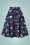 Banned 43155 Vintage Christmas Swing Skirt In Navy 06282022 606W
