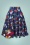 Banned 43155 Vintage Christmas Swing Skirt In Navy 06282022 603Z