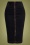 50s Workwear Pencil Skirt With Zip in Black
