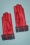 Collectif 43994 Lake Check Gloves Red 220921 010W