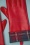 Collectif 43994 Lake Check Gloves Red 220921 001W