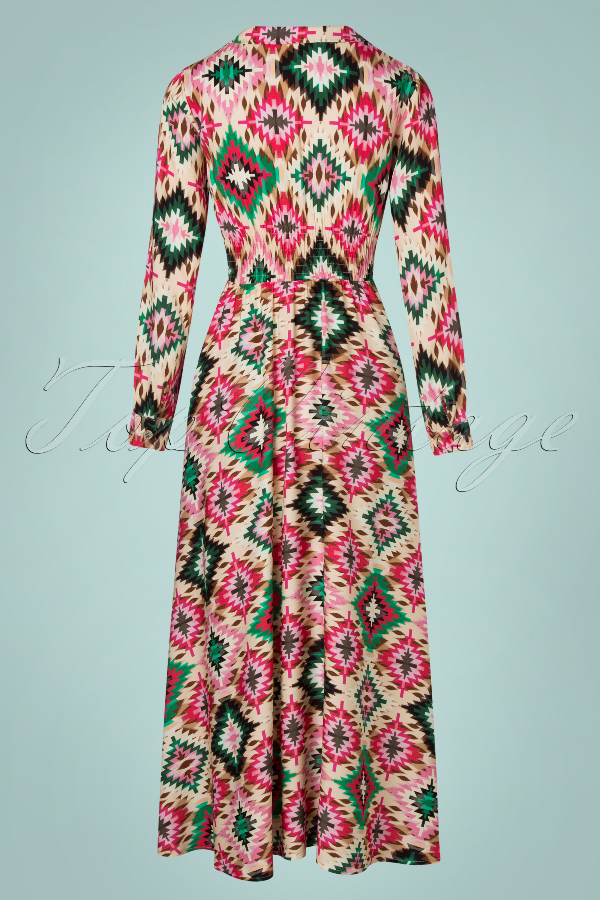 20to - Aztekisches Kleid in Beige 5
