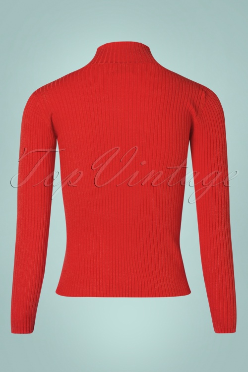 Compania Fantastica - 70s Julia Jumper in Red 2