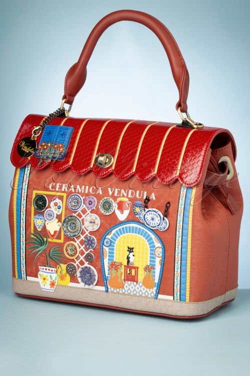 Vendula - Ceramica Vendula Grace Bag in Burnt Orange 3