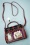 Vendula - Tattoo Shop Mini Grace Bag in Burgundy 2