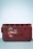 Vendula - Tattoo Shop Medium Ziparound Wallet in Burgundy 4