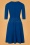 Vintage Chic 44567 Swing Dress Royal Blue 220922 606W