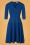 Vicky Swing Dress Années 50 en Bleu Roi