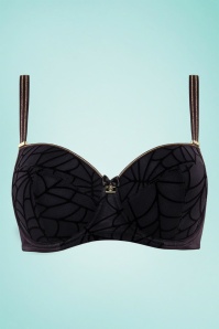 Marlies Dekkers - The Adventuress Padded Balcony Bra in Black and Gold 5