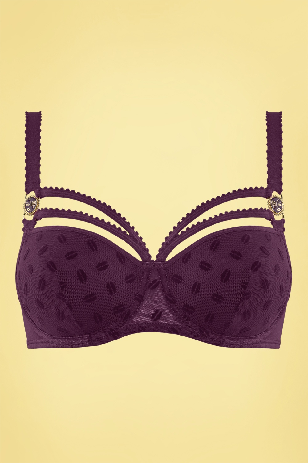 Marlies Dekkers - Visage Padded balcony bh in winter berry purple 2