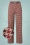 Mademoiselle Yeye 43611 Trousers One Step Beyond Brown Red 07212022 501Z